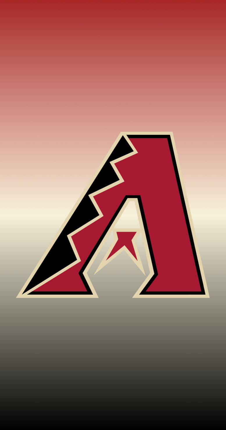 Gradient Red And Black Arizona Diamondbacks Wallpaper