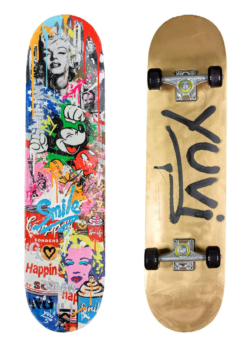 Graffiti Art Skateboard Deck Wallpaper