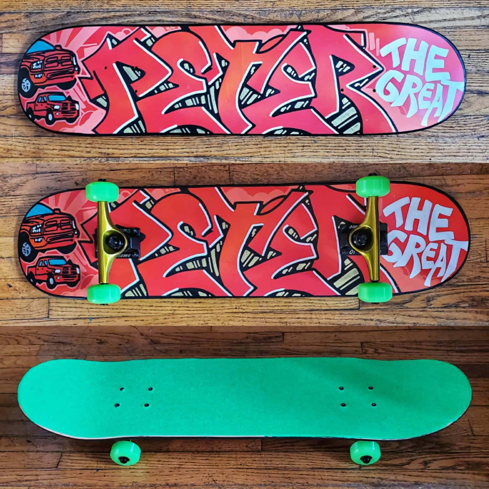 Graffiti Art Skateboard Deck Wallpaper