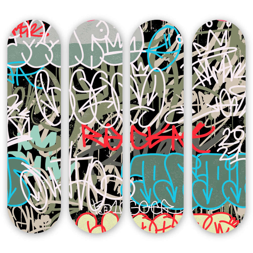 Graffiti Art Skateboard Decks Wallpaper