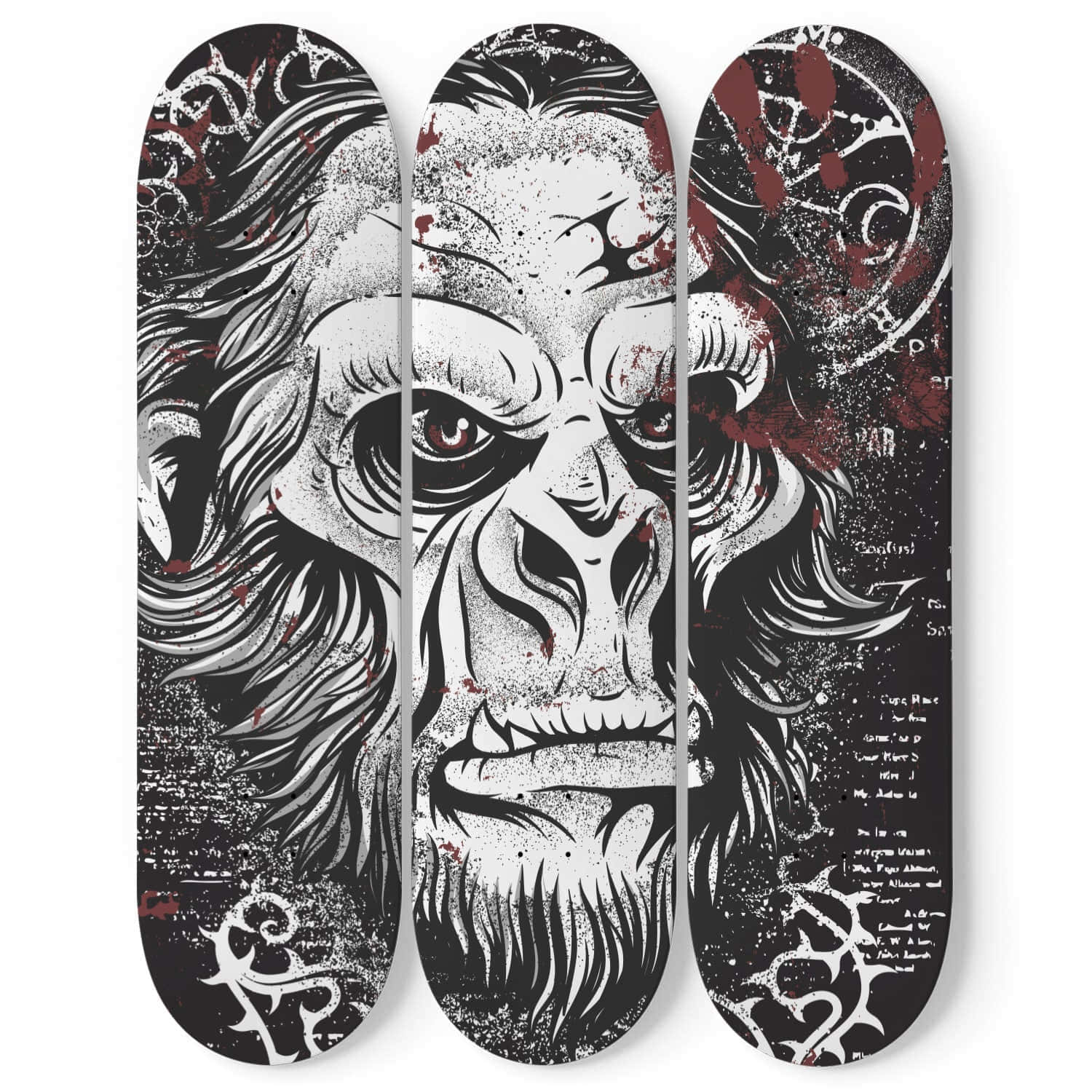 Graffiti Lion Skateboard Deck Art Wallpaper