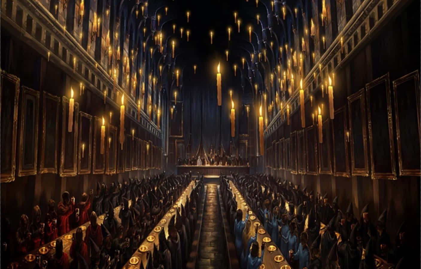 Grand Ceremonies At The Hogwarts Great Hall Wallpaper