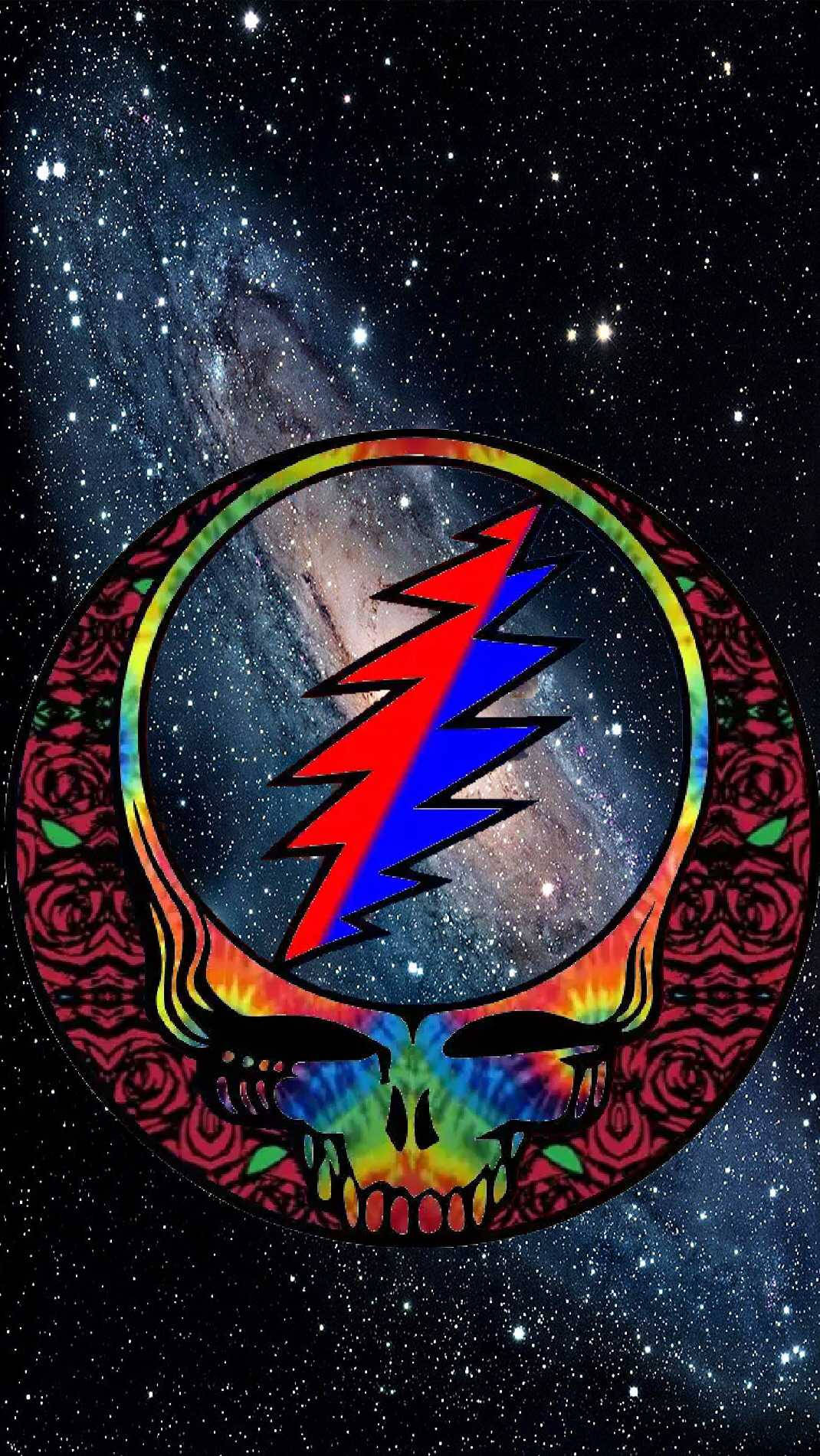 Grateful Dead Galaxy Skull Wallpaper