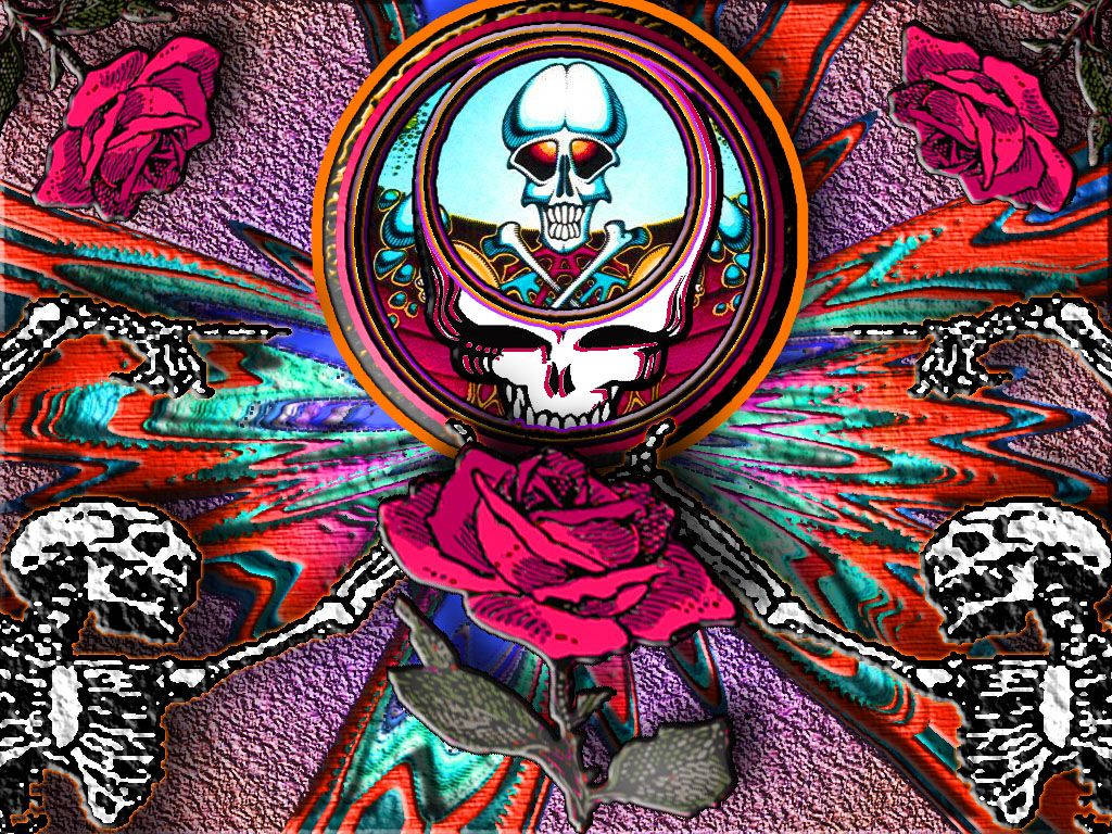 Grateful Dead Skeletons Wallpaper