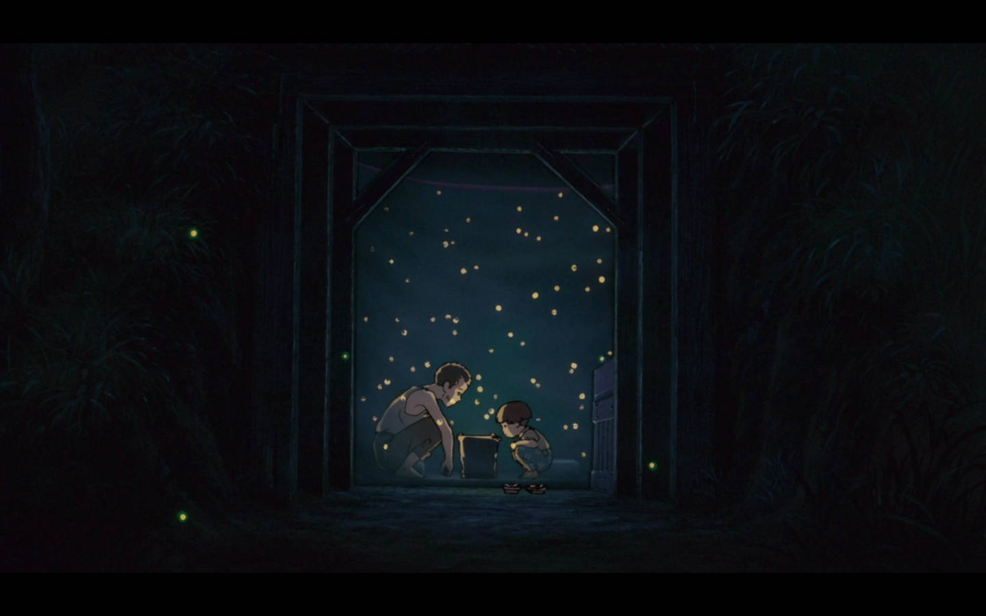 Grave Of The Fireflies Bomb Bunker Wallpaper