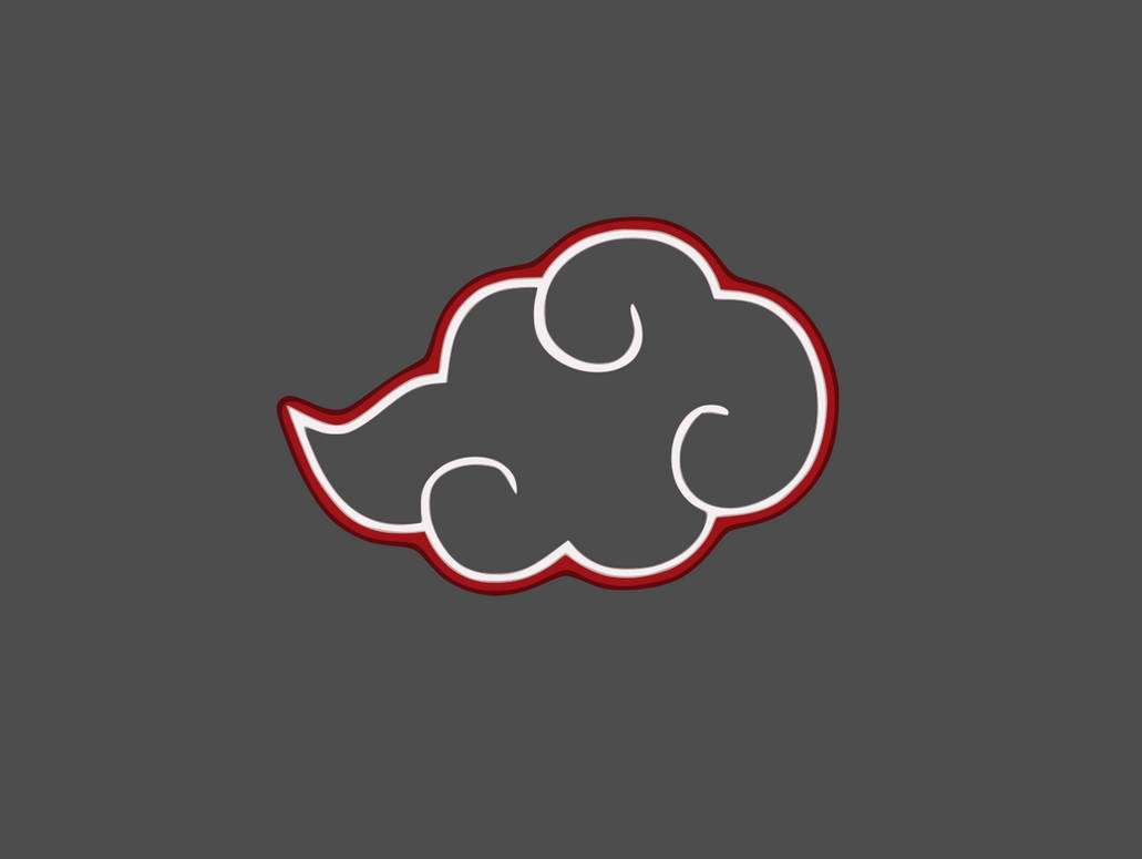 Gray Akatsuki Cloud Iphone Wallpaper