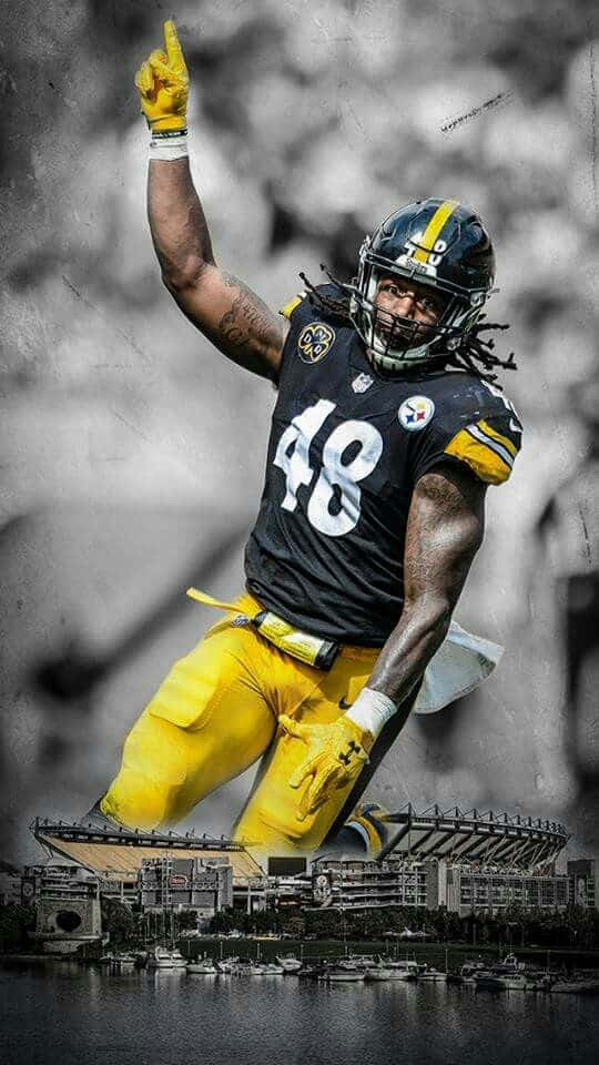 Gray Background Bud Dupree Wallpaper