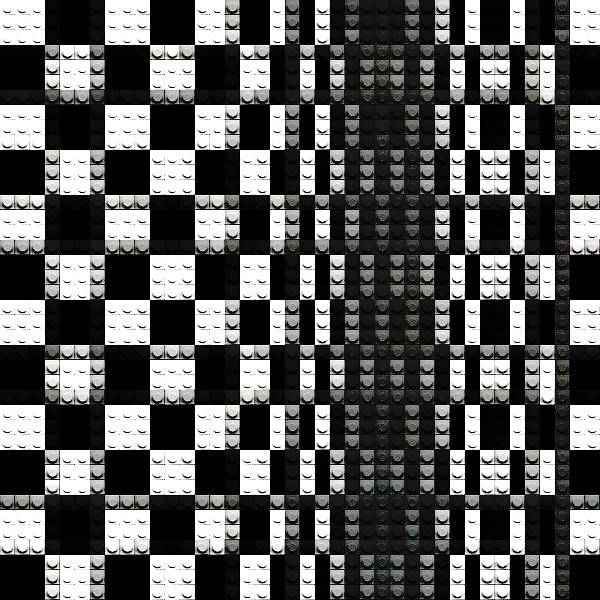 Gray Black And White Squares Lego Wallpaper