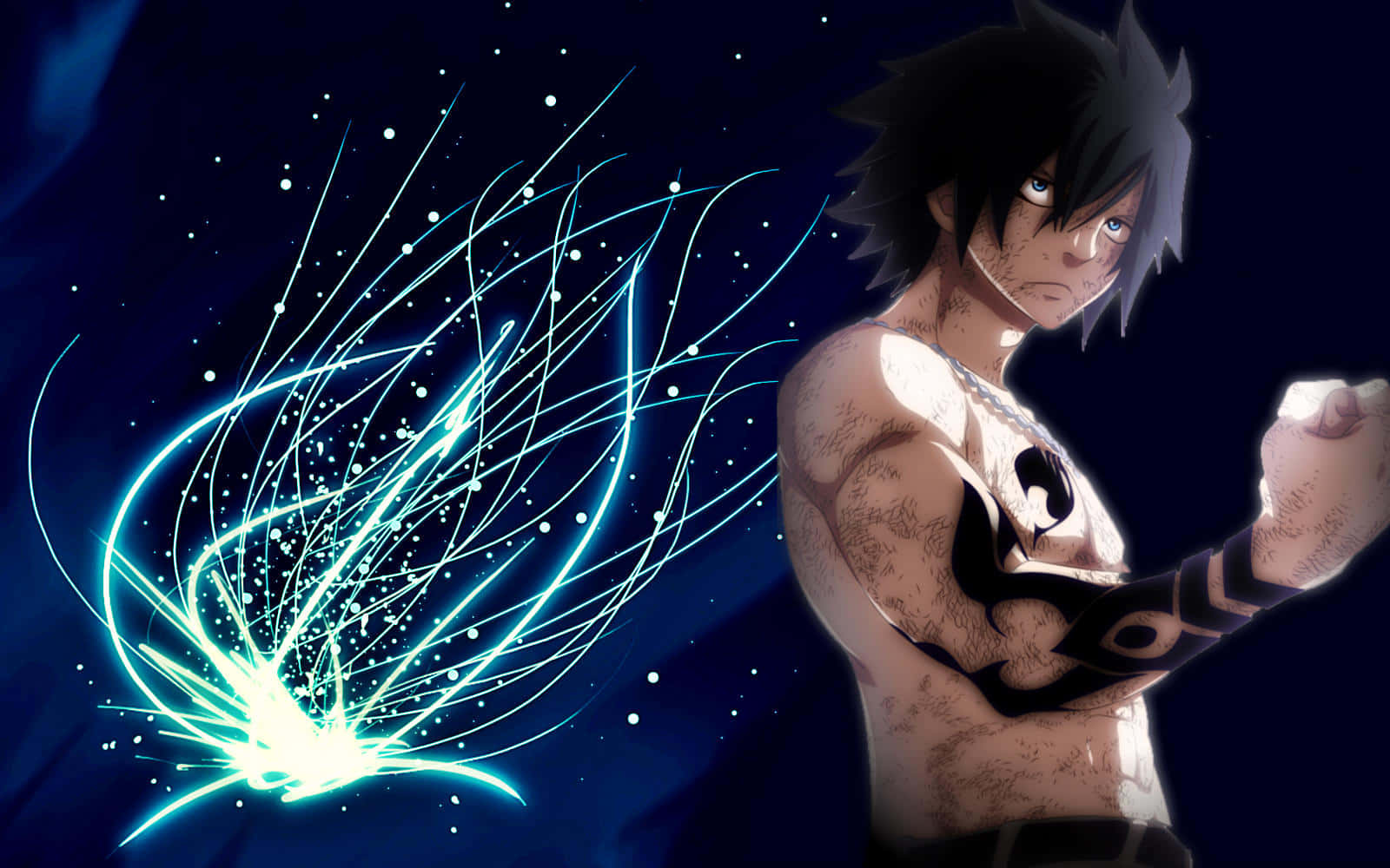 Gray Fullbuster - Intense Stance Wallpaper