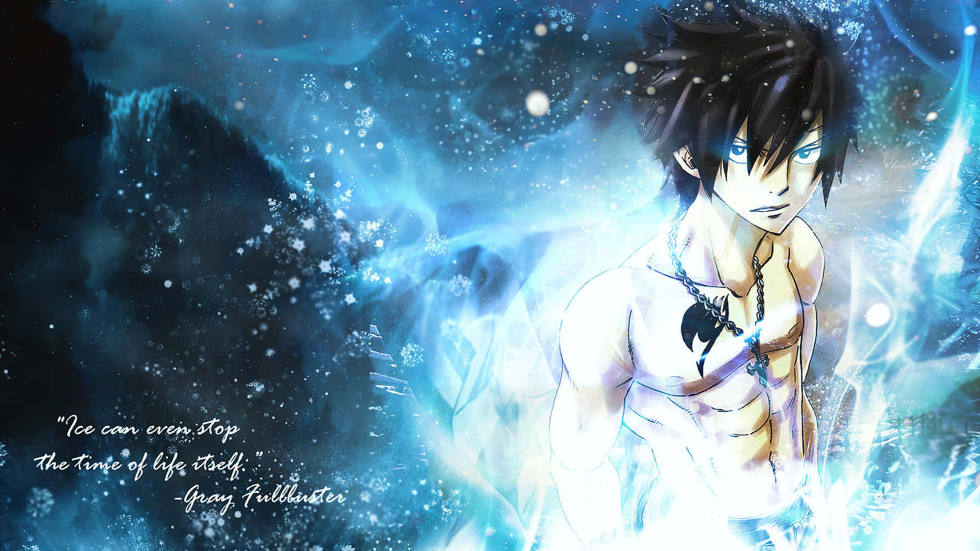 Gray Fullbuster Shines In The World Of Magic Wallpaper