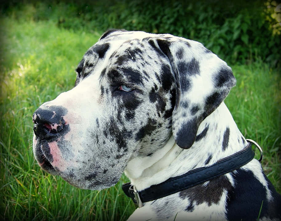 Great Dane Profile Portrait Wallpaper