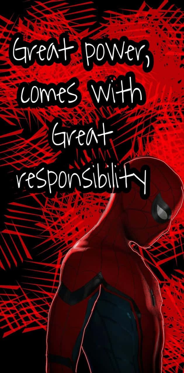 Great Power Great Responsibility Spiderman Wallpaper