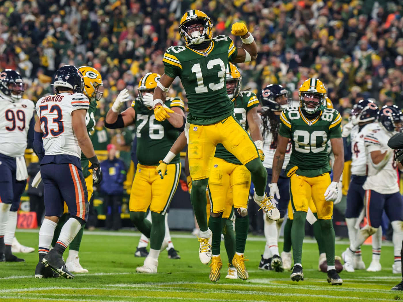 Green Bay Packers Celebration Moment Wallpaper