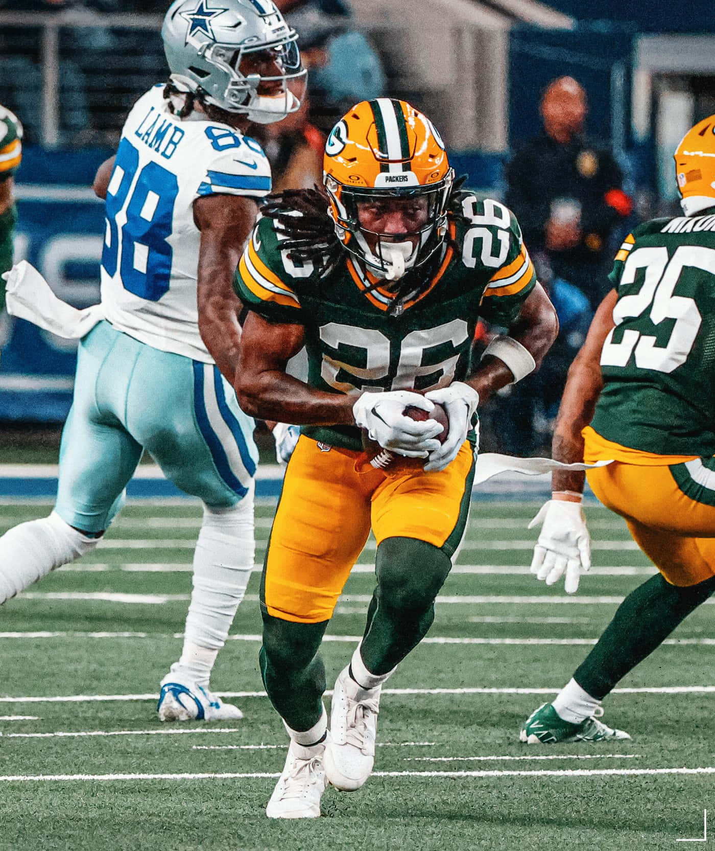 Green Bay Packers Player Action Shot Wallpaper