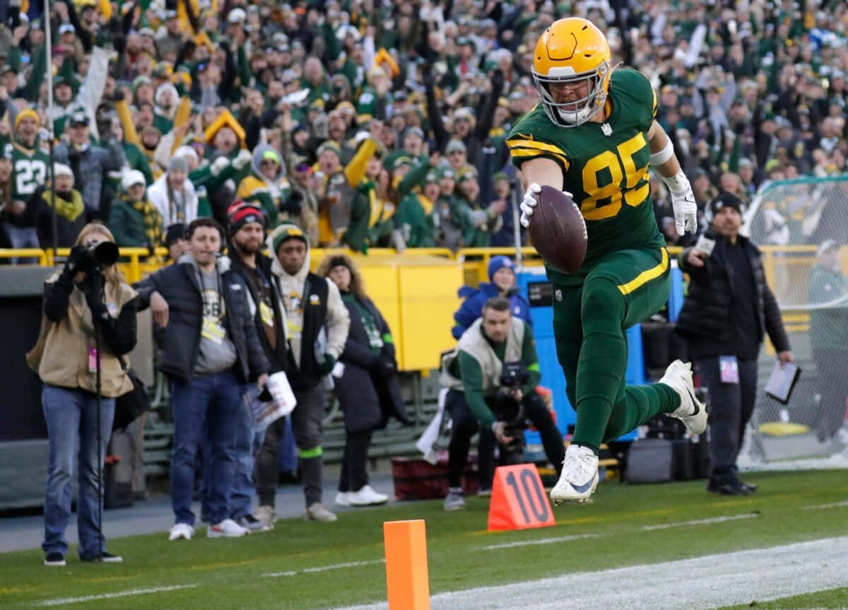 Green Bay Touchdown Celebration Wallpaper