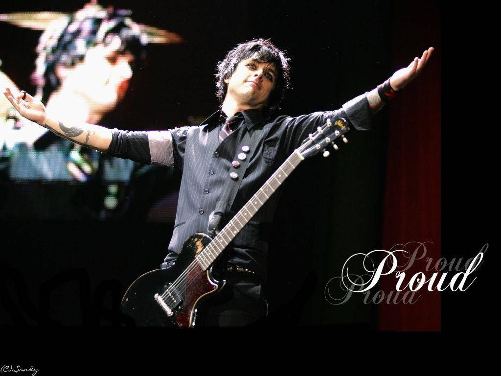 Green Day Proud Billie Joe Wallpaper