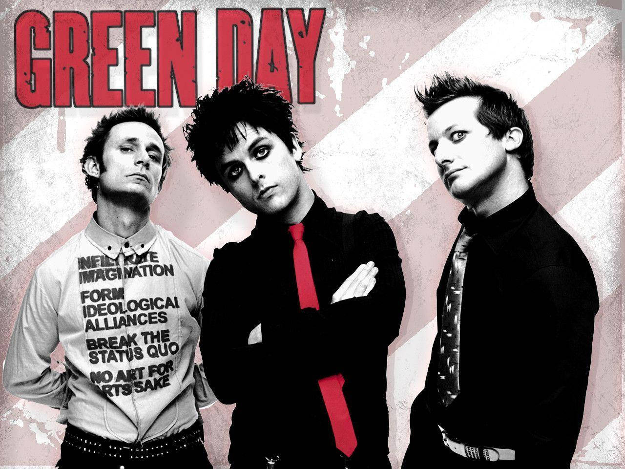 Green Day Smug Members Wallpaper