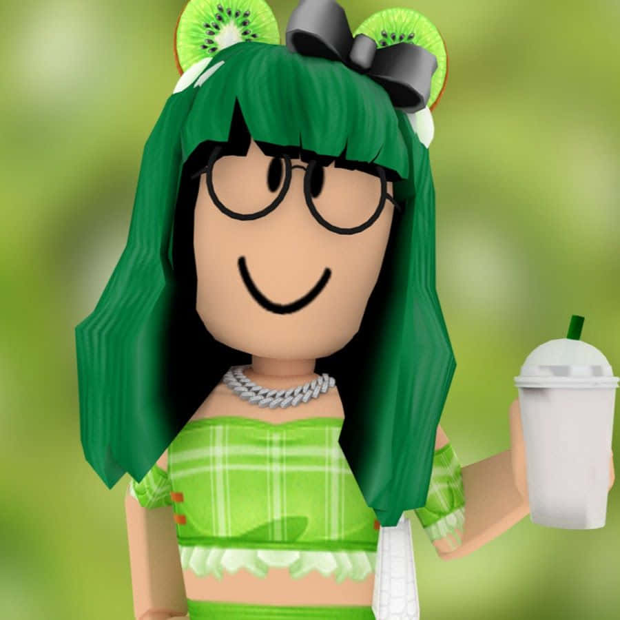 Green Girl Roblox Pfp Wallpaper