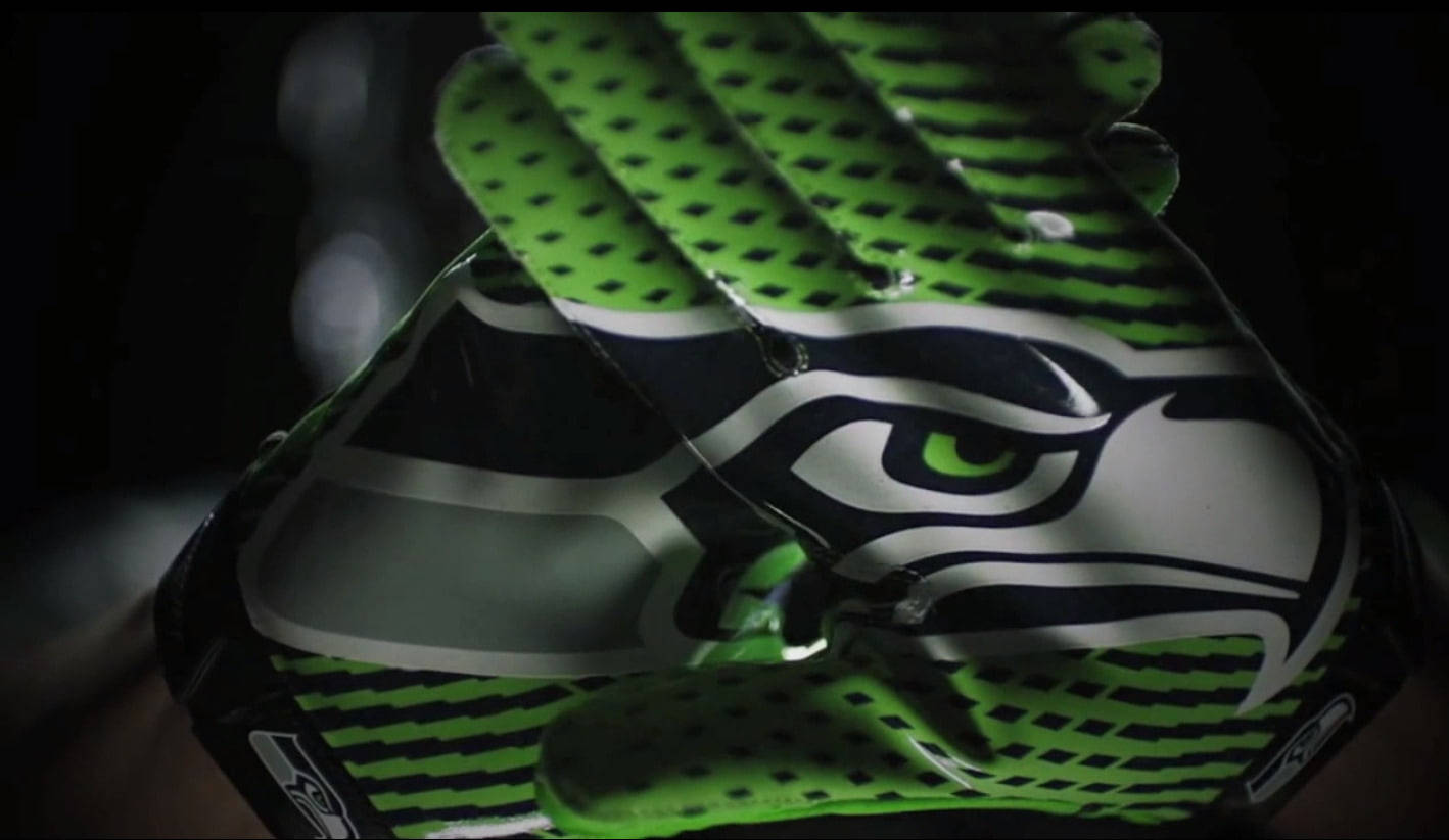 Green Gloves Seattle Seahawks Wallpaper