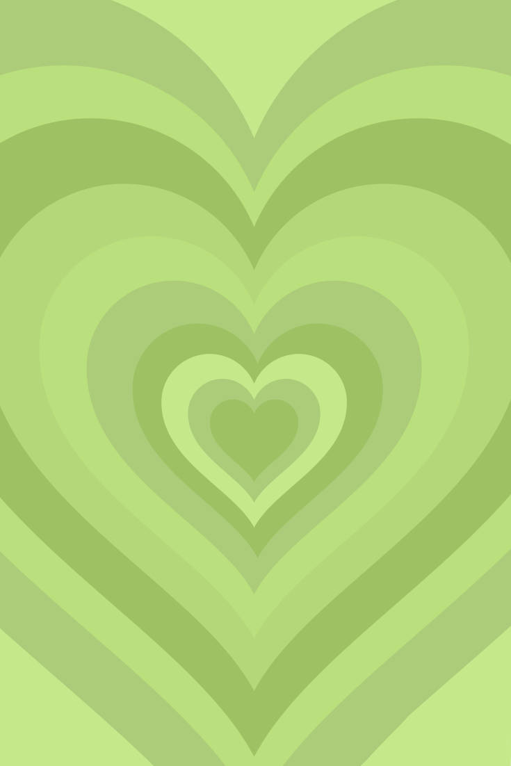 Green Heart Cool Wallpaper