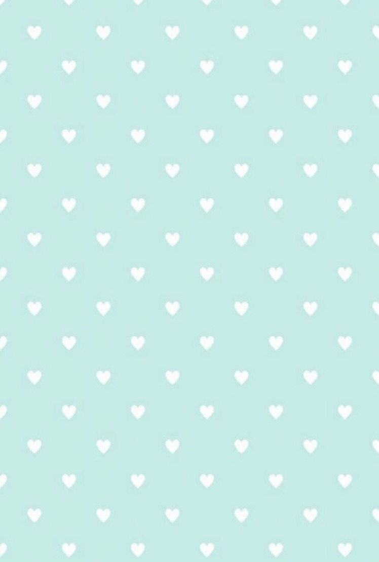 Green Heart Mint Wallpaper