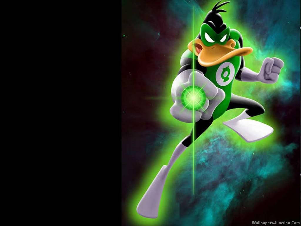 Green Lantern Daffy Duck Wallpaper