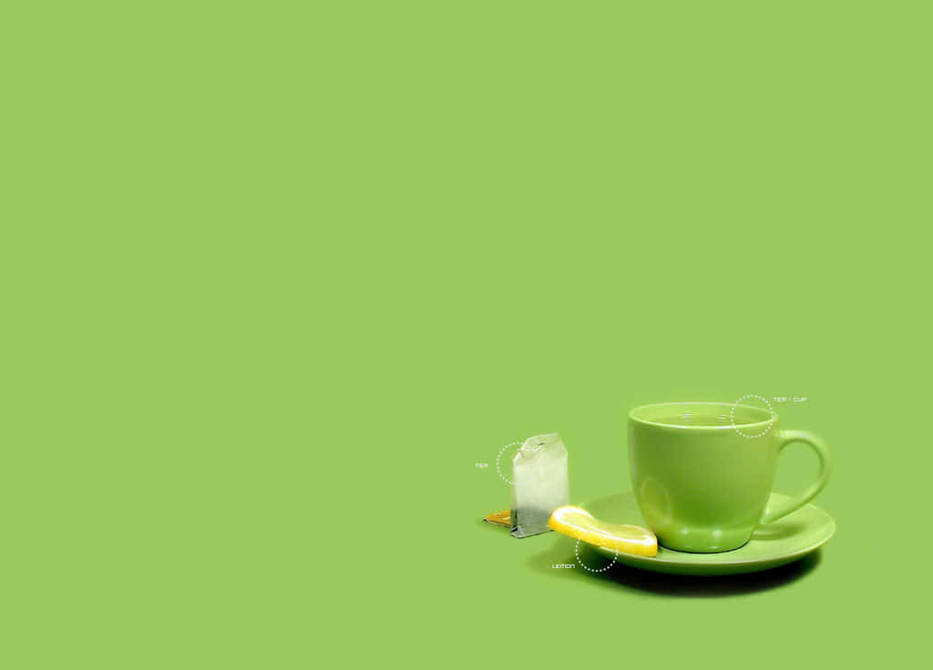 Green Minimalistic Abstract Wallpaper Wallpaper