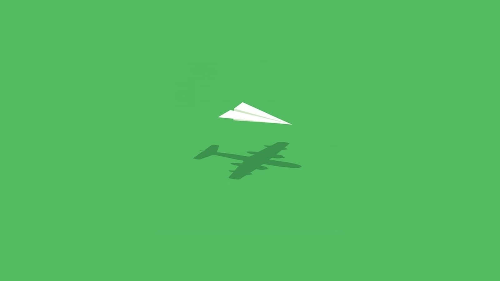 Green Minimalistic Wallpaper Wallpaper