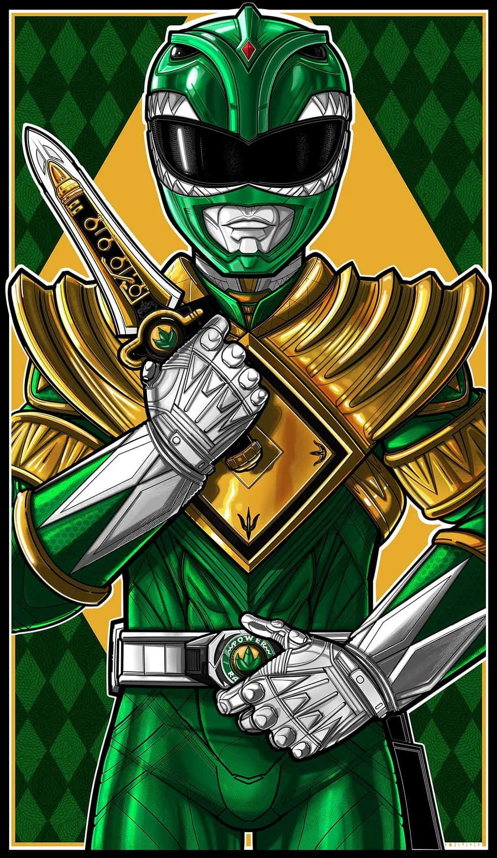 Green Ranger Power Stance Wallpaper