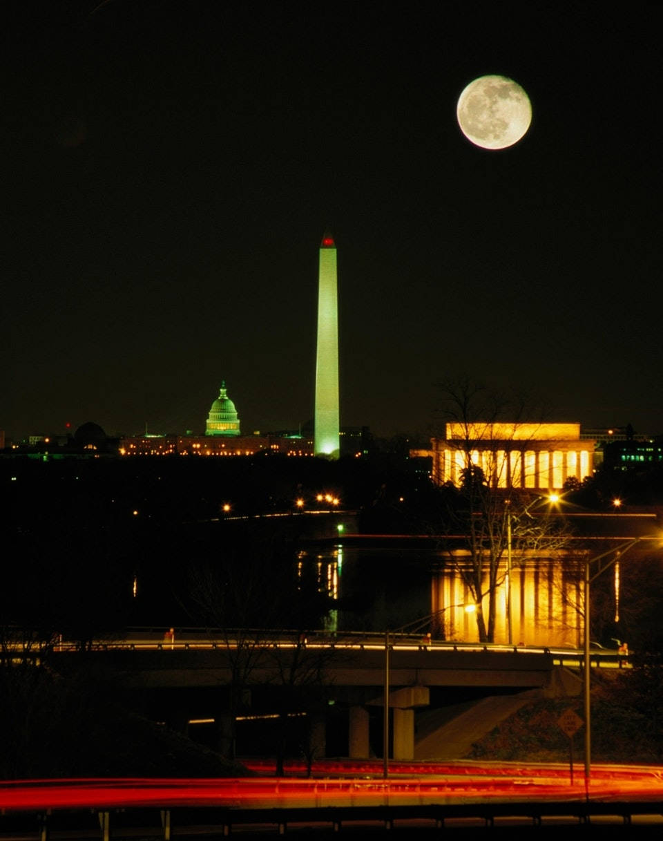 Green Washington Monument Wallpaper