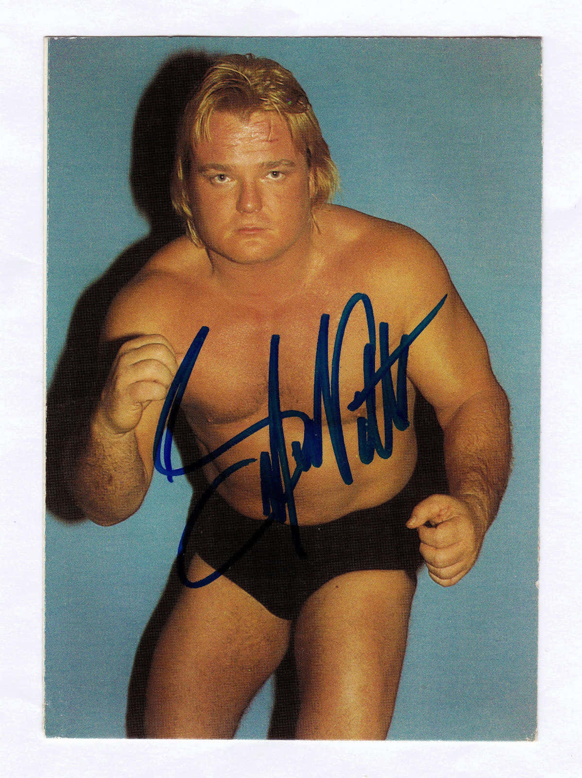 Greg Valentine With Signature Wallpaper