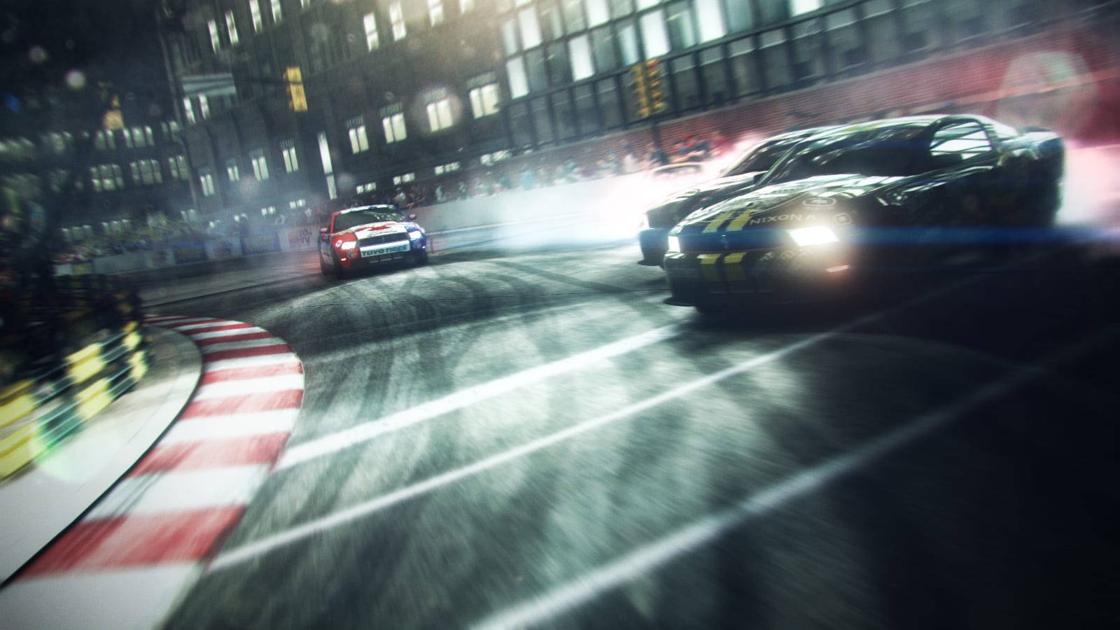 Grid 2 Cool Track Wallpaper