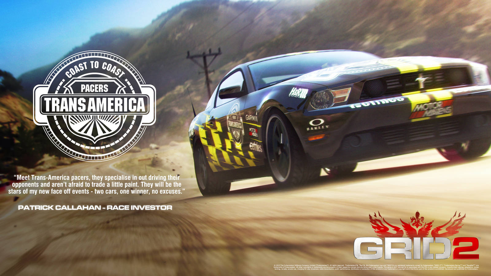 Grid 2 Trans America Pacers Wallpaper