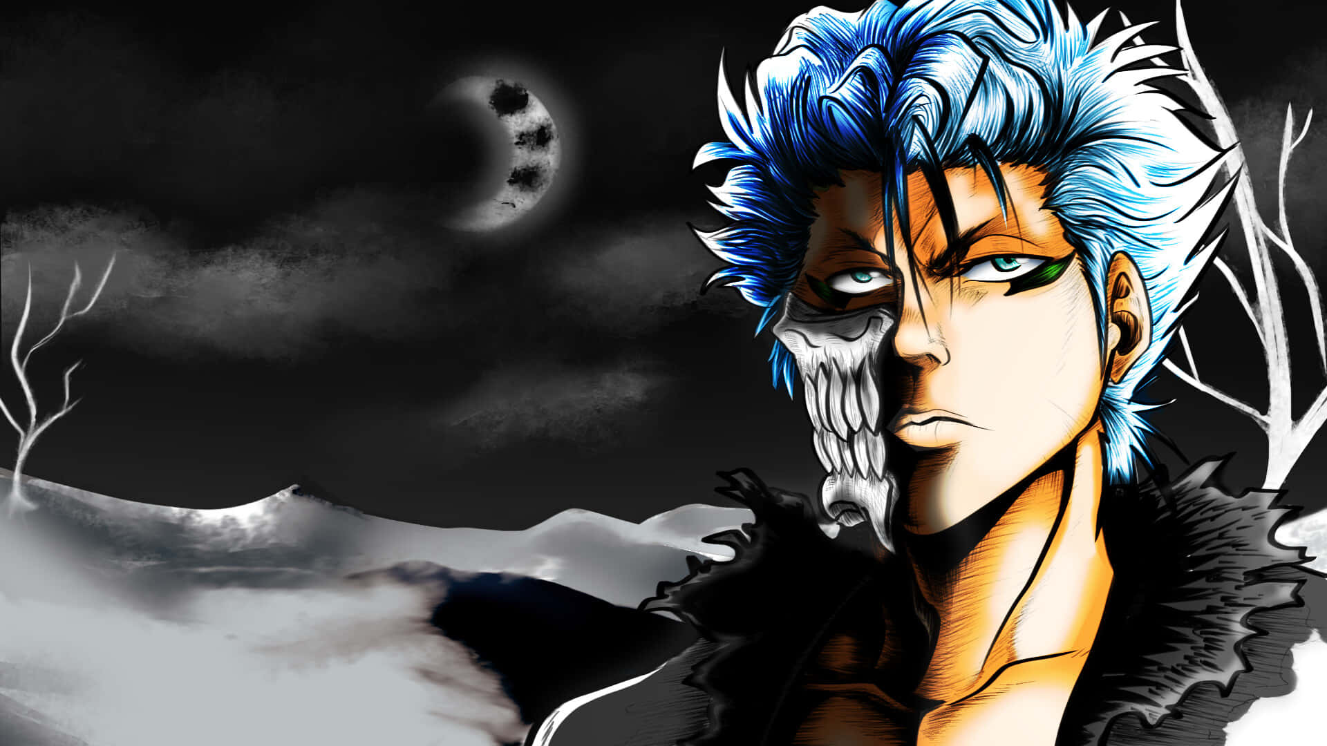 Grimmjow Jaegerjaquez In All His Glory Wallpaper