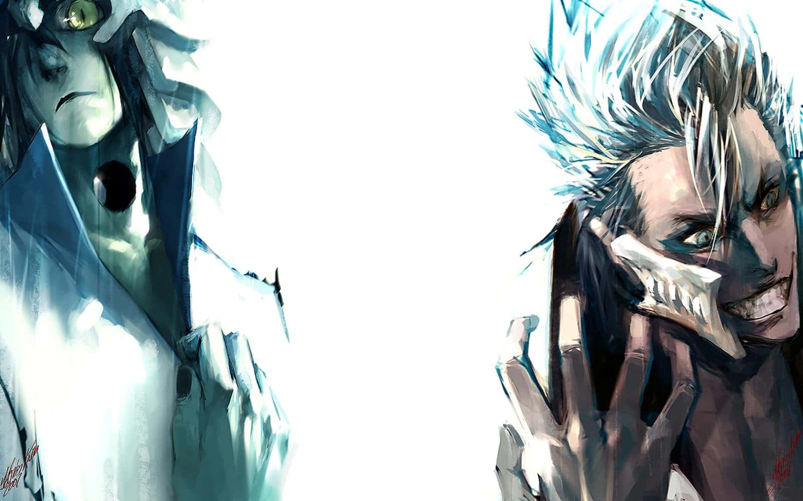 Grimmjow Jaegerjaquez, The Fierce Arrancar In Bleach Wallpaper