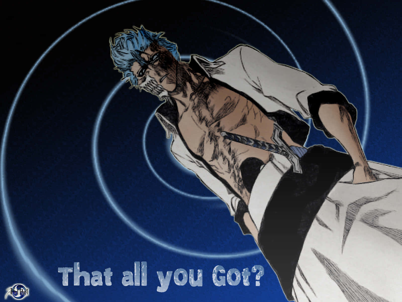 Grimmjow Jaegerjaquez, The Powerful Blue-haired Espada Wallpaper