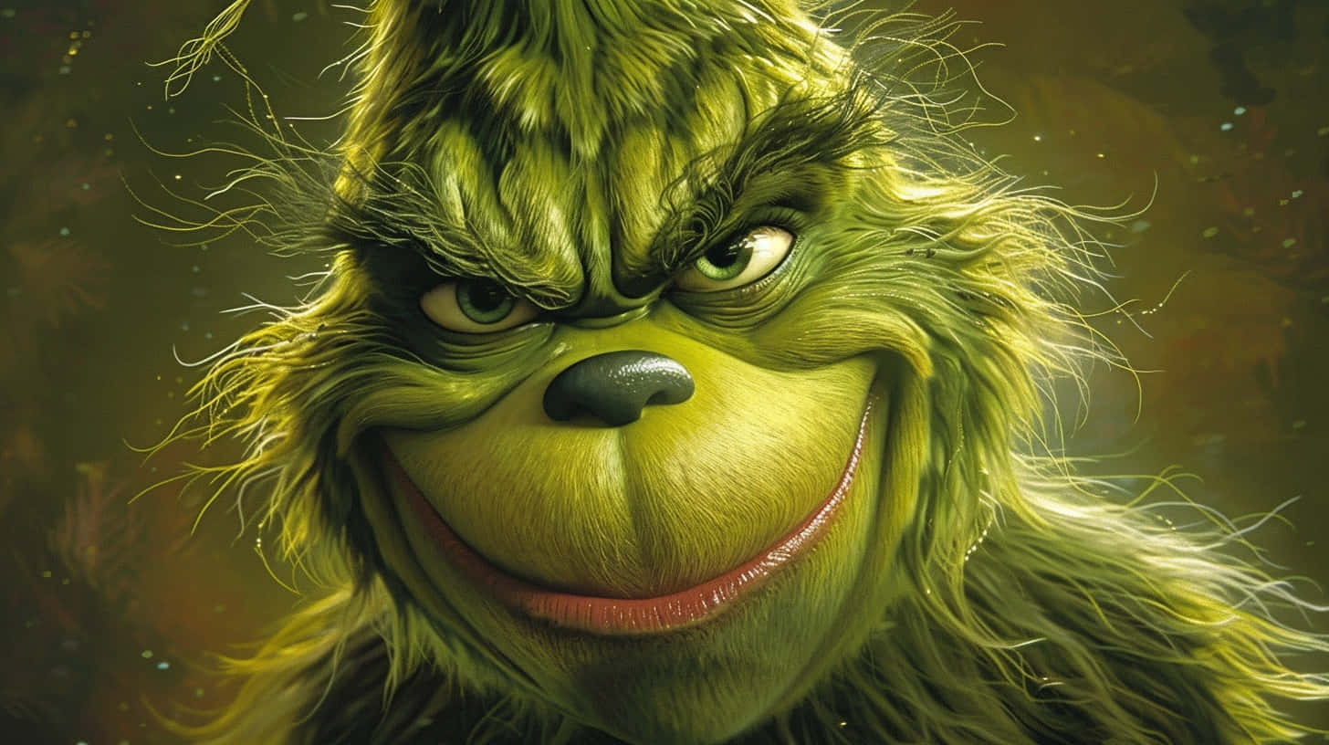 Grinch Smirk Portrait Wallpaper