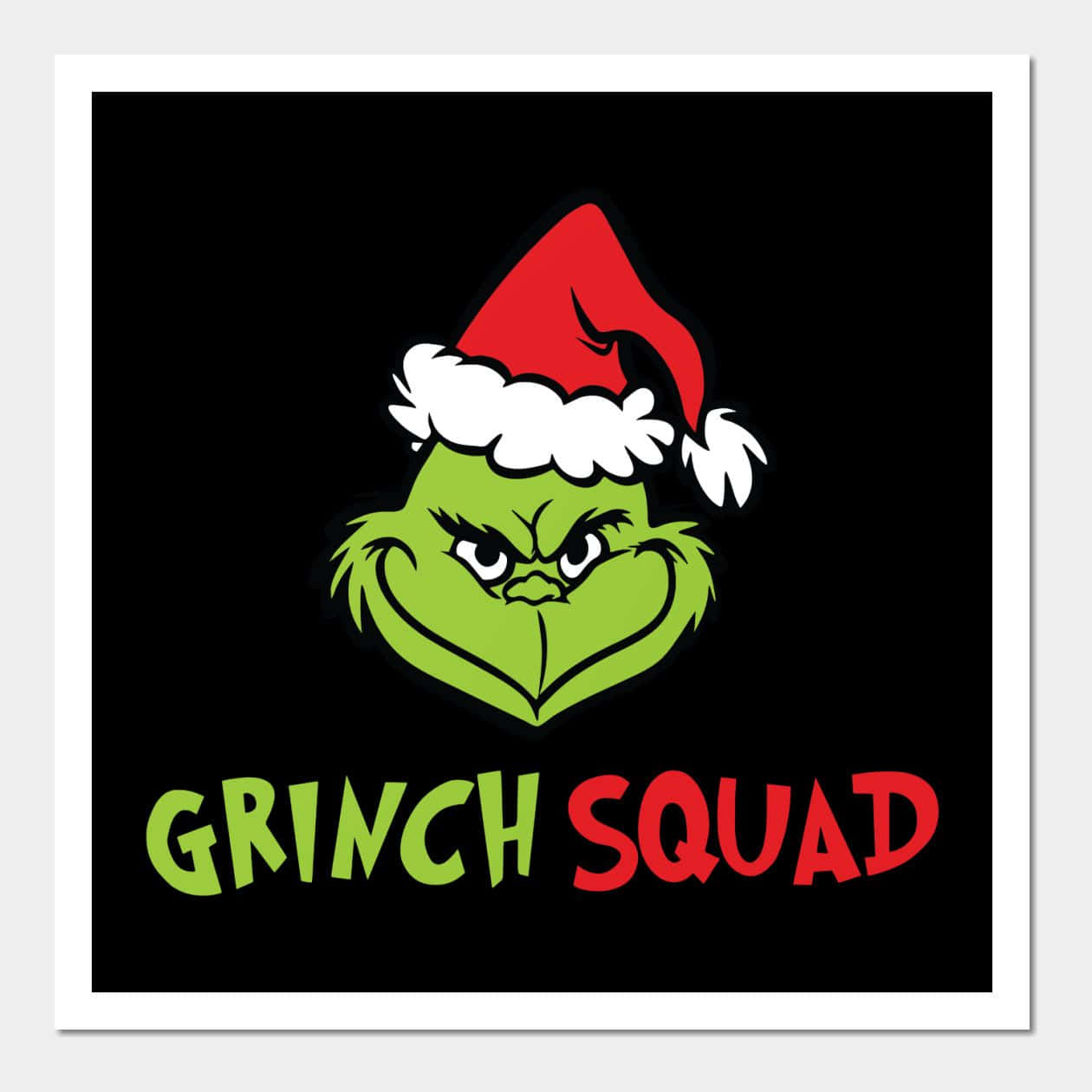 Grinch Squad Christmas Poster Wallpaper