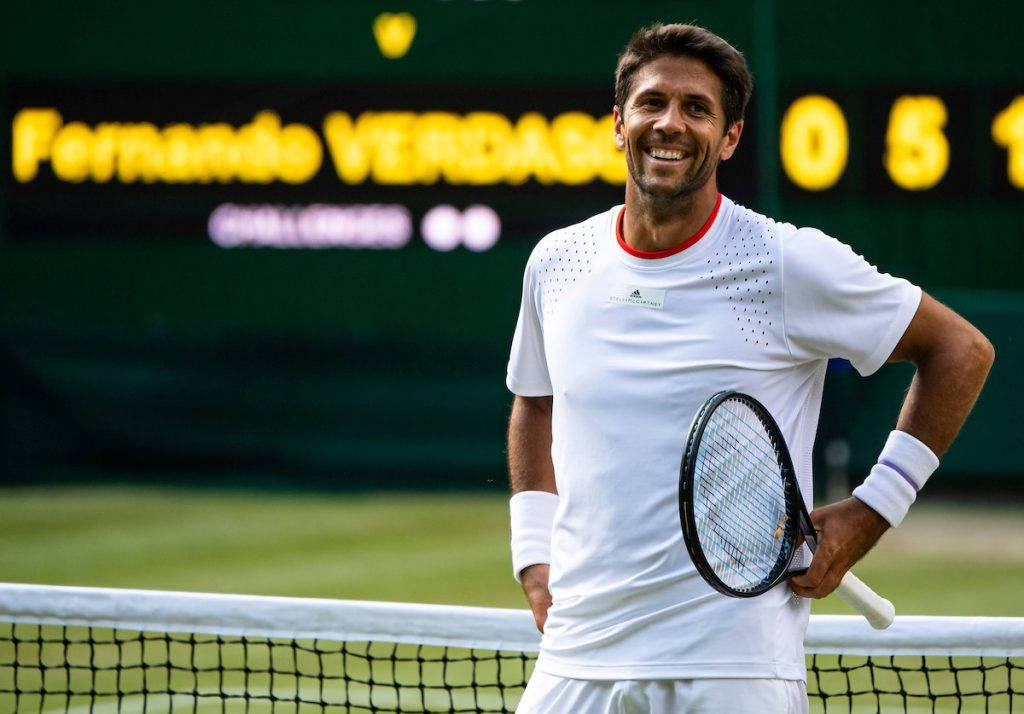 Grinning Fernando Verdasco Wallpaper