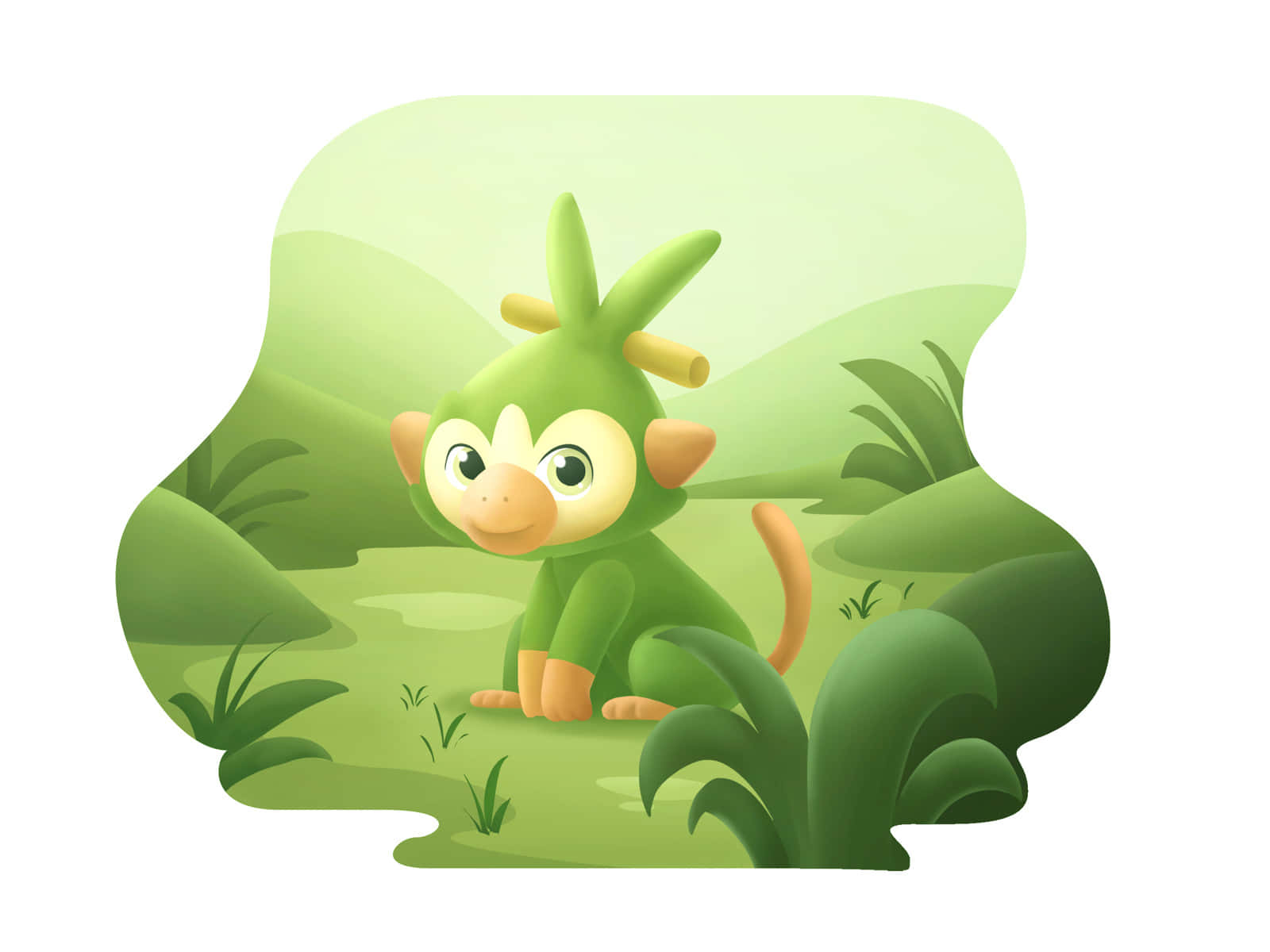 Grookeyin Nature Illustration Wallpaper