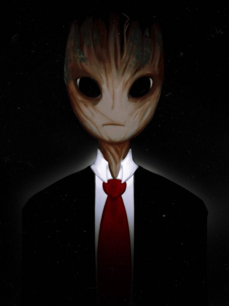 Groot In A Suit Wallpaper