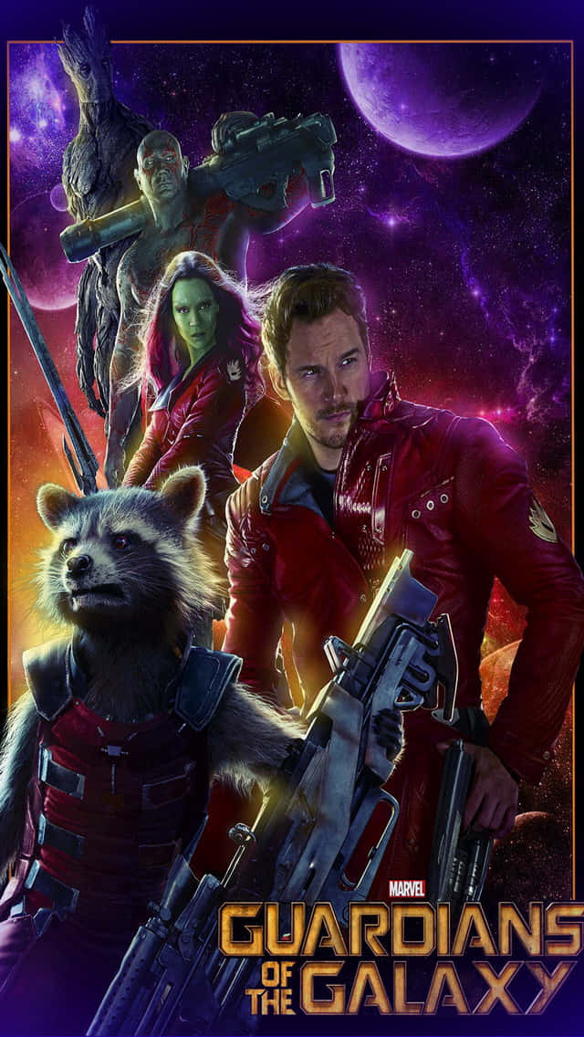 Groot, Star-lord And His Guardians Of The Galaxy Team Take On The Universe! Wallpaper