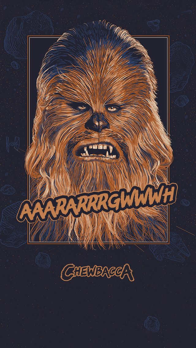 Grover, A Wookiee Of The Kashyyyk Species, Expresses His Joy. Wallpaper