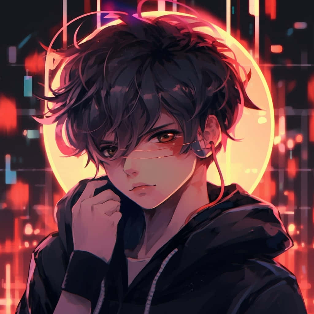 Grunge Aesthetic Anime Boy City Backdrop.jpg Wallpaper