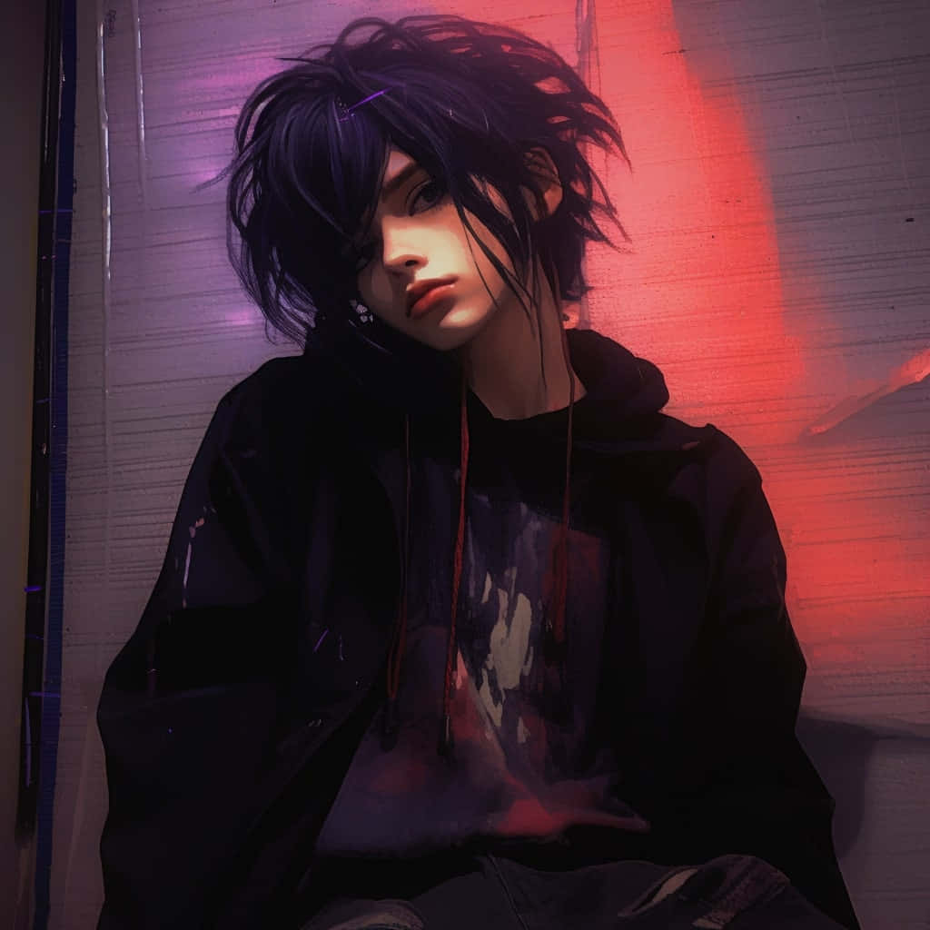 Grunge_ Aesthetic_ Anime_ Boy_ Profile Wallpaper