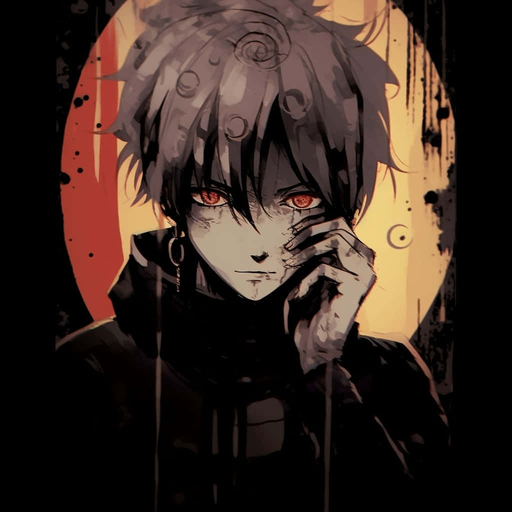 Grunge Aesthetic Anime Boy Red Eyes Wallpaper