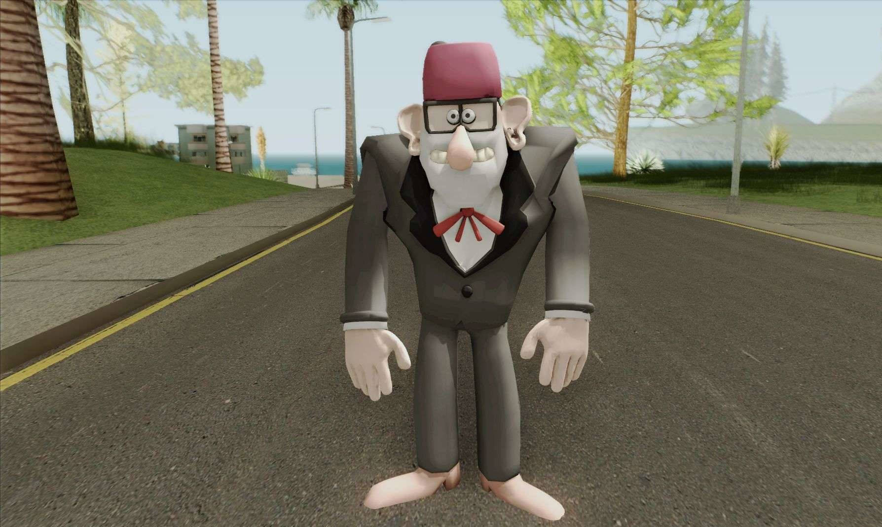 Grunkle Stan In Gta Wallpaper