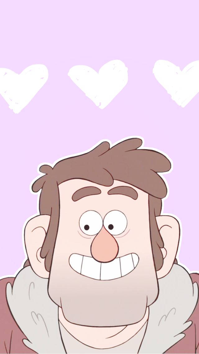 Grunkle Stan In Pink Wallpaper