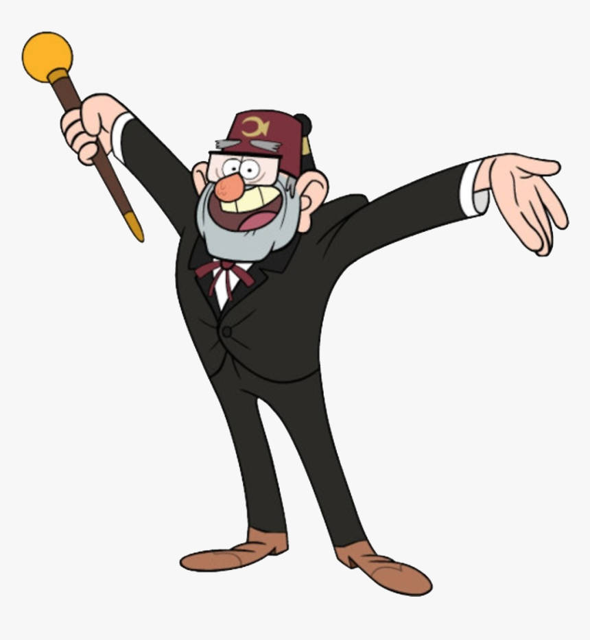 Grunkle Stan In White Wallpaper