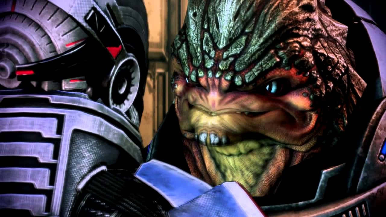 Grunt, The Krogan Warrior In Mass Effect Wallpaper